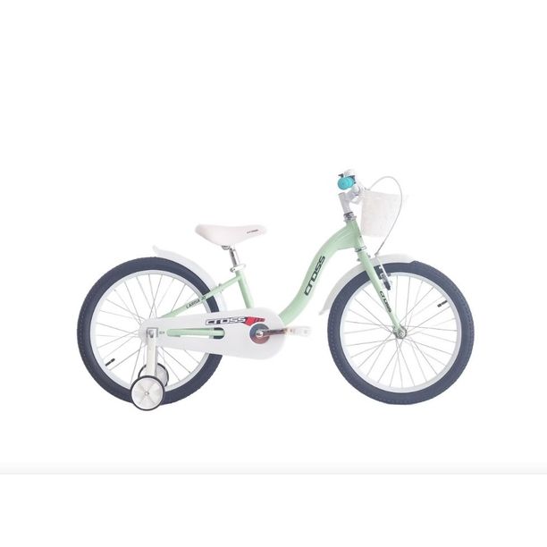 Bicicleta Copii cu Roti Ajutatoare Cross Larisa Coaster Brake 20 Verde Unisize