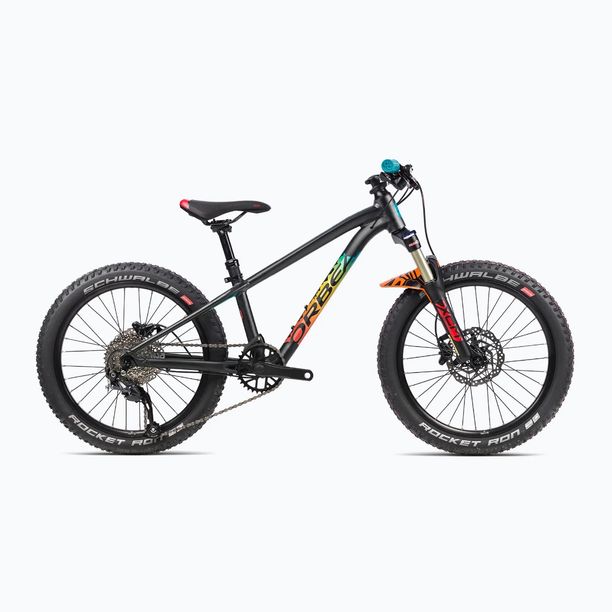 Bicicleta Copii Orbea Laufey 20 H20 negru-curcubeu 2025