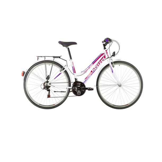 Bicicleta Trekking Kenzel Fresh W5, alb-violet