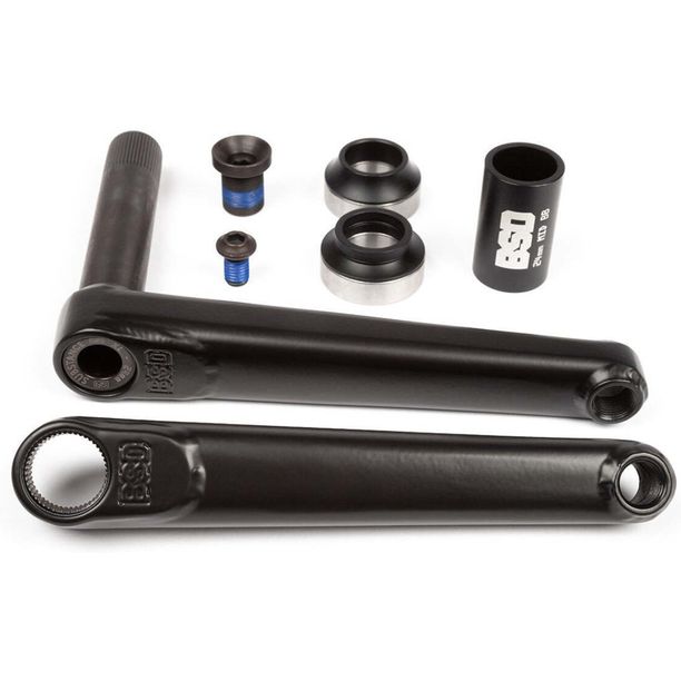 Brate angrenaj pedalier BSD Substance XL V2 165mm, negru