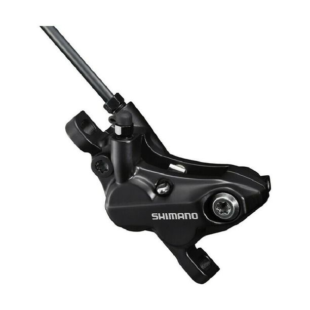 Etrier frana disc Shimano BR-MT520 4 pistoane Fata-Spate Placute Resin D03S Negru