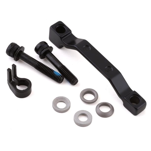 Adaptor frana disc Shimano SM-MA-F180P/P2 cu suruburi stop ring si saibe