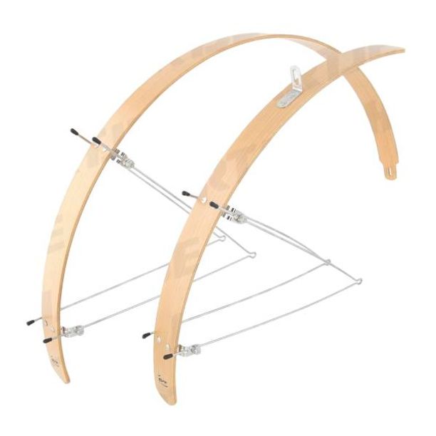 Aparatori Noroi Set Contec Flat Fender 42mm Bambus, maro