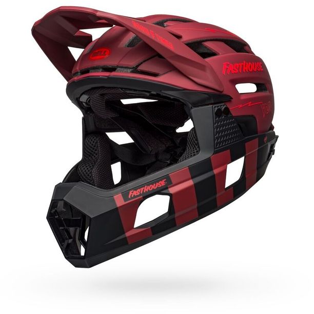 Casca Bicicleta  Bell Super Air R Spherical Matte Red / Black, Marime: M
