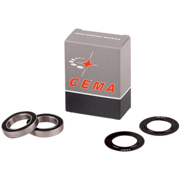 Kit Rulmenti CEMA BB Include 2 rulmenti si 2 covers CEMA 24 mm and GXP - Stainless - Bl