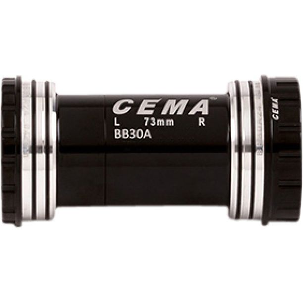 Butuc pedalier CEMA BB30A pentru SRAM GXP W: 73 x ID: 42 mm Ceramic - Negru, Interlock