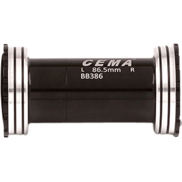 Butuc Pedalier CEMA BB386 pentru FSA386/Rotor 30mm W: 86,5 x ID: 46 mm Ceramic - Negru, Interlock