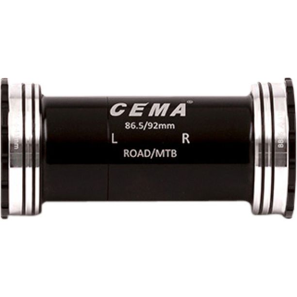 Butuc pedalier CEMA BB86-BB92 pentru CAMPA UT W: 86,5/92 x ID: 41 mm Ceramic - Negru, Interlock