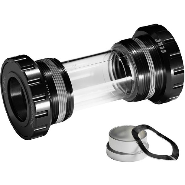 Monobloc CEMA BSA Shimano Edelstahl Negru Hollowtech II