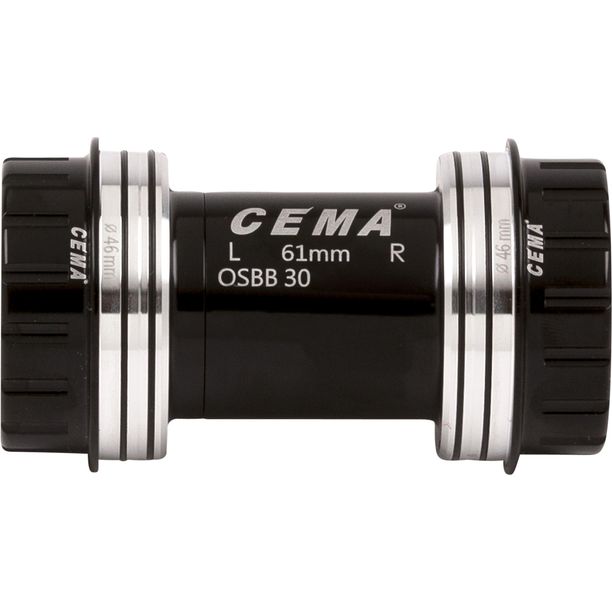 Butuc Pedalier Cema OSBB pentru Shimano W 61 x ID 46 mm Ceramic-Negru- Interlock