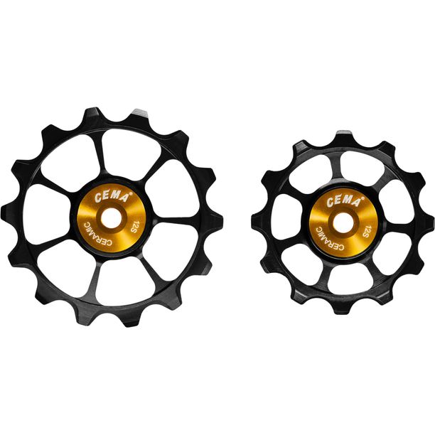 Rotite schimbator spate Aluminiu SRAM AXS Road 12 Speed - 12/14T Ceramic - Negru