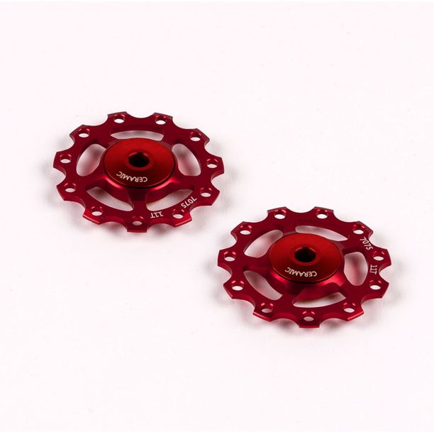 Rotite schimbator Sram 9/10/11V Pulley Ceramic - rosu
