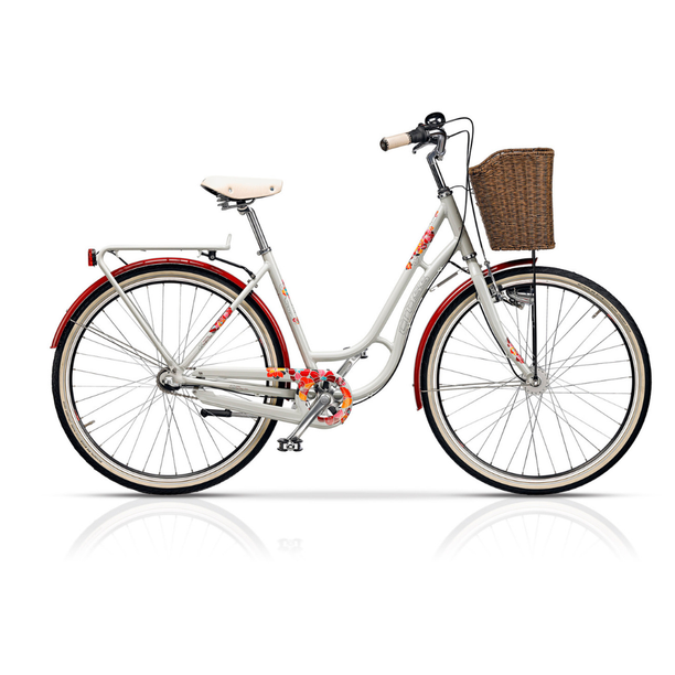 City Bike Cross Picnic, Alb-Rosu