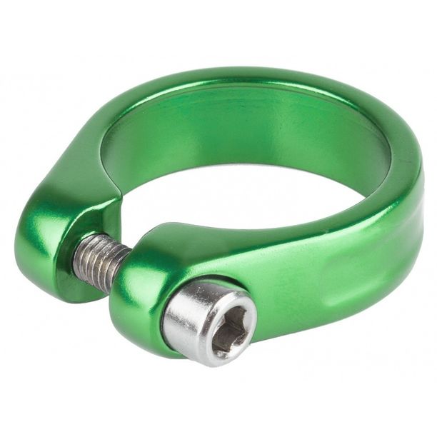 Colier Bicicleta M-Wave, 34.9 mm, anodizat, verde
