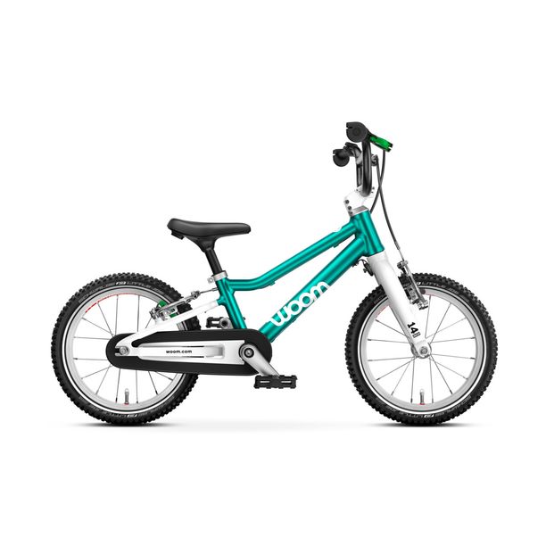 Bicicleta Copii Woom GO 2 14 Metalic Petrol