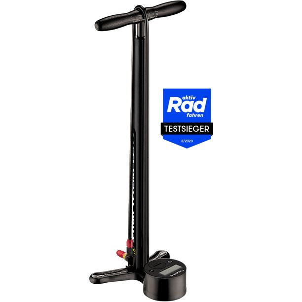 Pompa Bicicleta Podea Lezyne al Drive Steel 3.5, negru