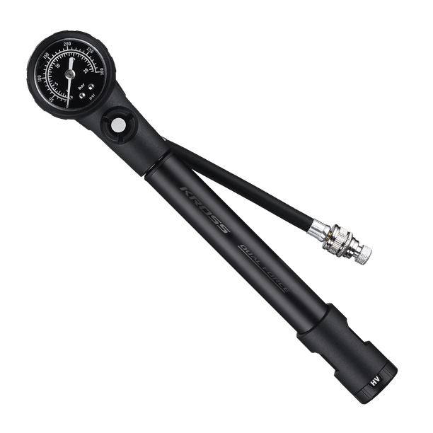 Pompa Shock Kross DualForce 2-in-1 Manometru 300 PSI