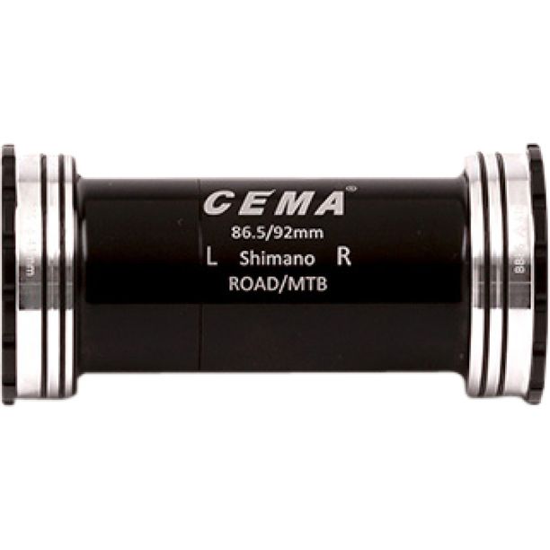 Butuc Pedalier Cema BB86-BB92 pentru Shimano W 86-5-92 x ID 41 mm Ceramic-Negru- Interlock