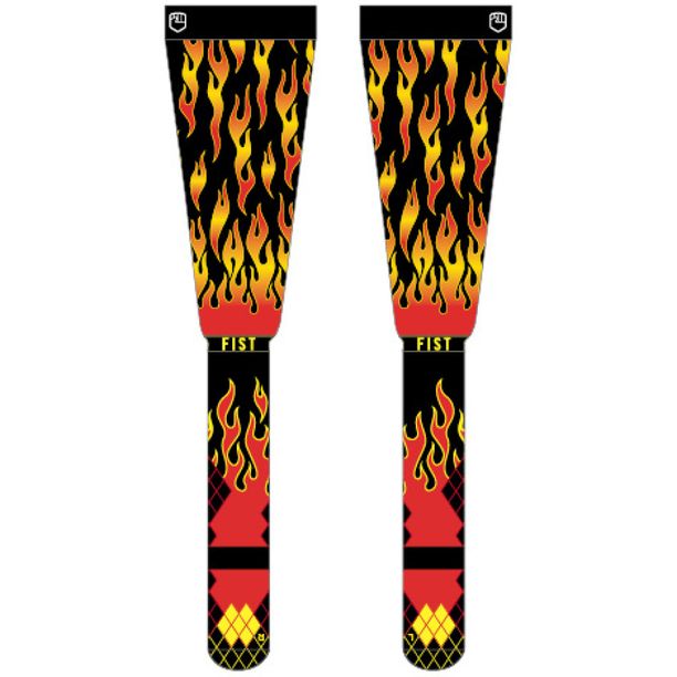 FIST Sosete/Incalzitoare Flaming Hawt, rosu-negru
