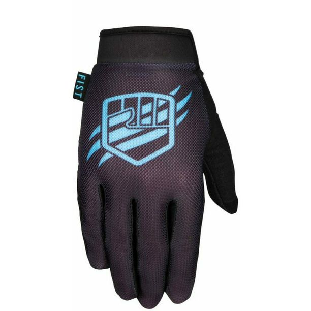 Manusi Bicicleta Fist Fist Breezer Hot Weather, negru-albastru
