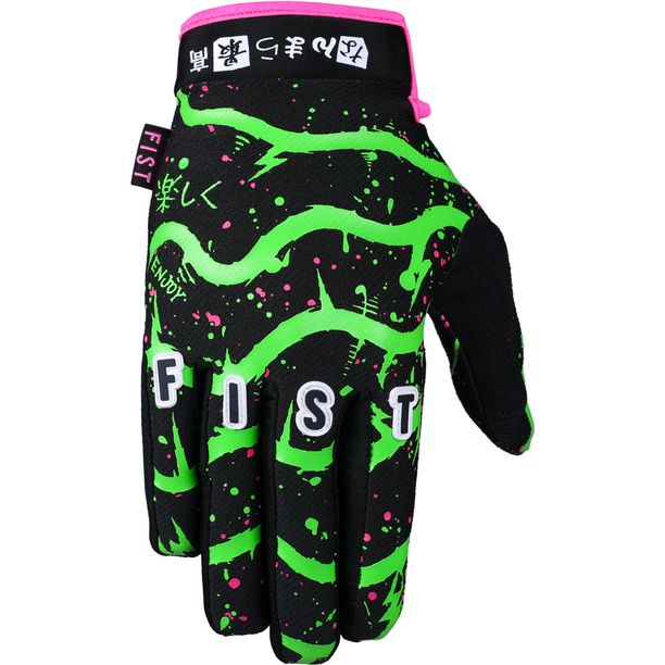 Manusi Bicicleta Fist Ride High XS, negru-verde