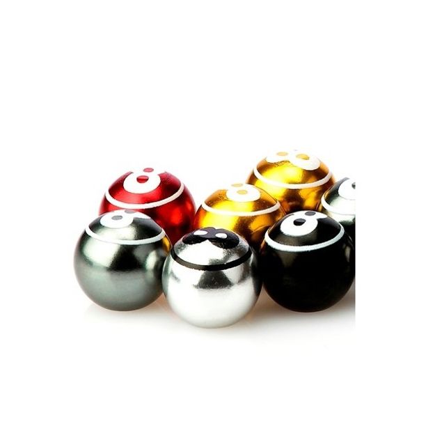 Capac ventil Fouriers Billiard, 2 buc/set, rosu