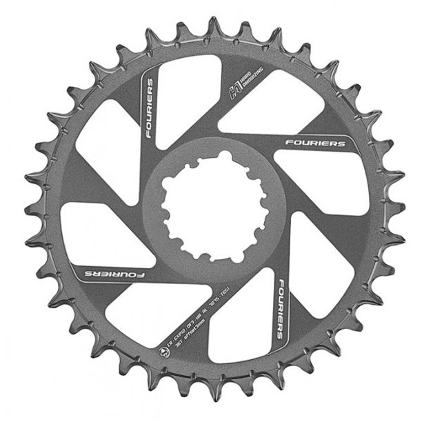 Foaie angrenaj Fouriers 12 viteze, GXP Boost, 148mm, Offset, 3mm, 32T, FULL CNC, negru