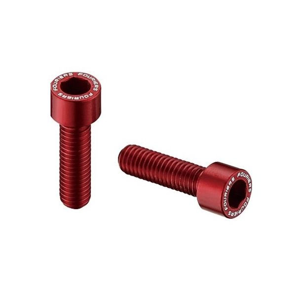 Surub pentru suport Bidon Fouriers, 2buc/set, rosu