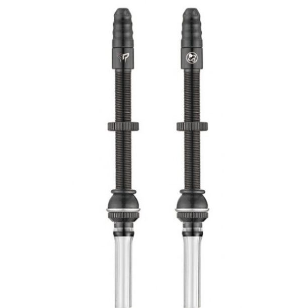Extensie valva Fouriers tubeless presta pt road, 50mm, negru