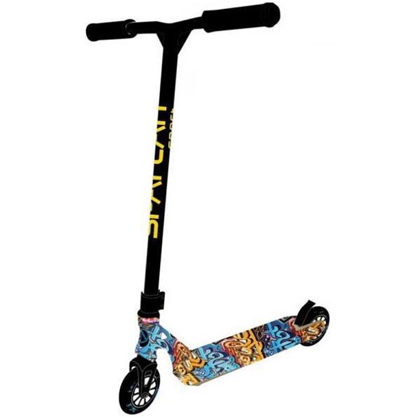 Trotineta Wrap Stunt Scooter, negru/portocaliu