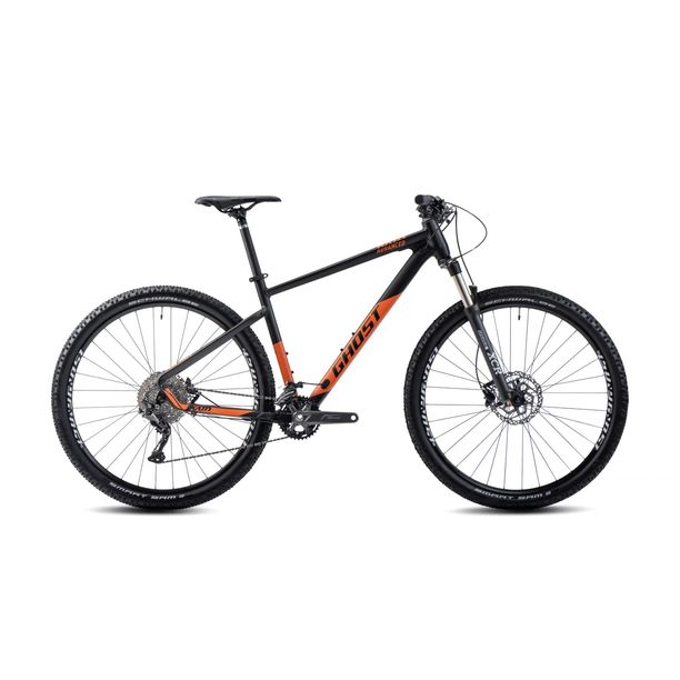 Bicicleta MTB Hardtail Ghost Kato Advanced 29 Negru-Portocaliu 2025
