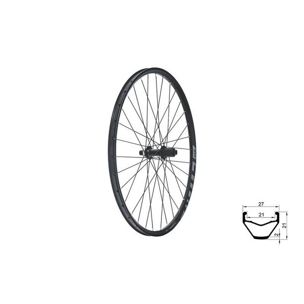 Roata Bicicleta Spate Valor 21, DSC, 28-29 Kellys , Negru