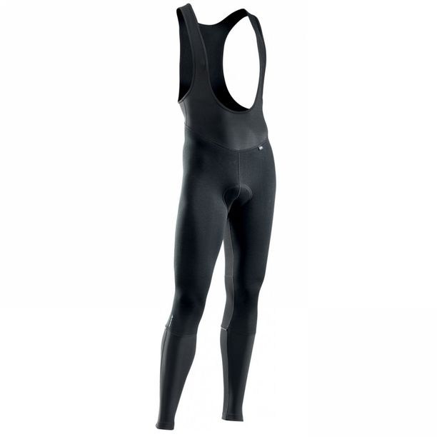 Pantaloni Ciclism Lungi, Bretele, Northwave Winter Fast Polar MS, negru