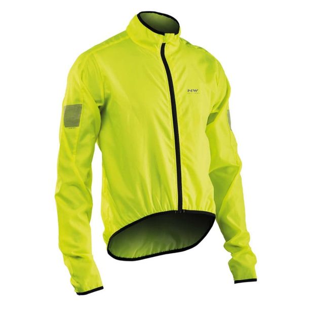Jacheta Ciclism Northwave Vortex, vant, galben-fluo