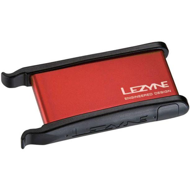 Leviere Lezyne + Kit de pana in cutie de aluminiu, rosu