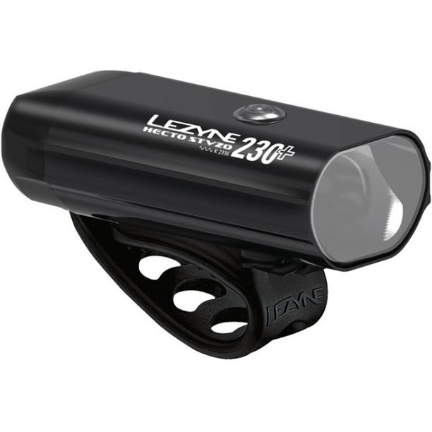 Far Fata Lezyne Hecto STVZO 230 Plus Negru Lucios
