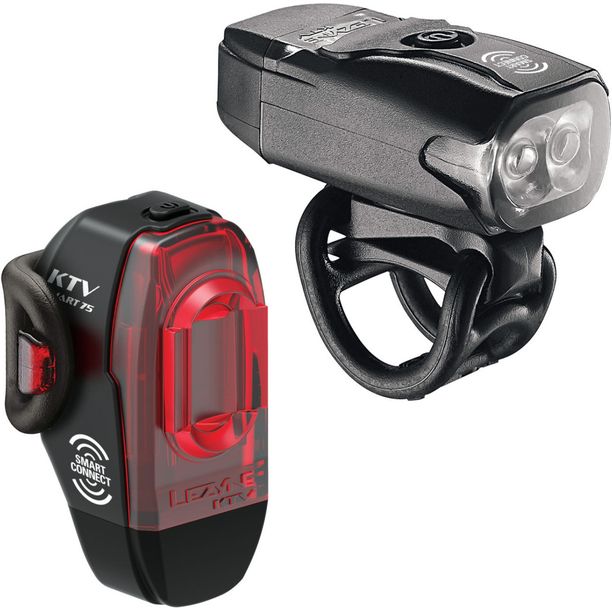 Lumini Set Lezyne KTV Drive / KTV Pro Smart, wireless inteligent, KTV Drive FR Negru
