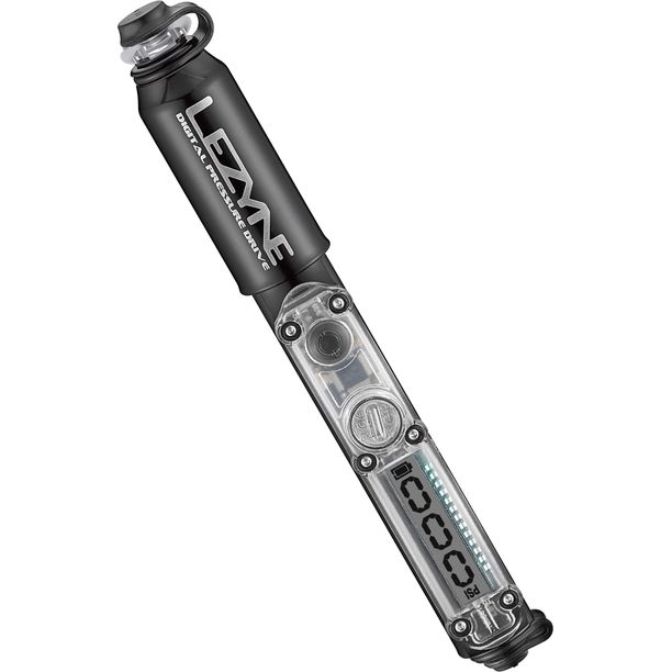 Pompa Bicicleta Mana Lezyne CNC Digital Pressure Drive, balck, 120psi, 17cm