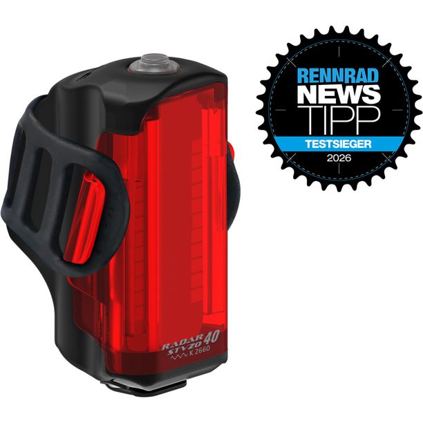 Stop Spate Lezyne Radar STVZO 100 Lumen USB C BT ANT Plus