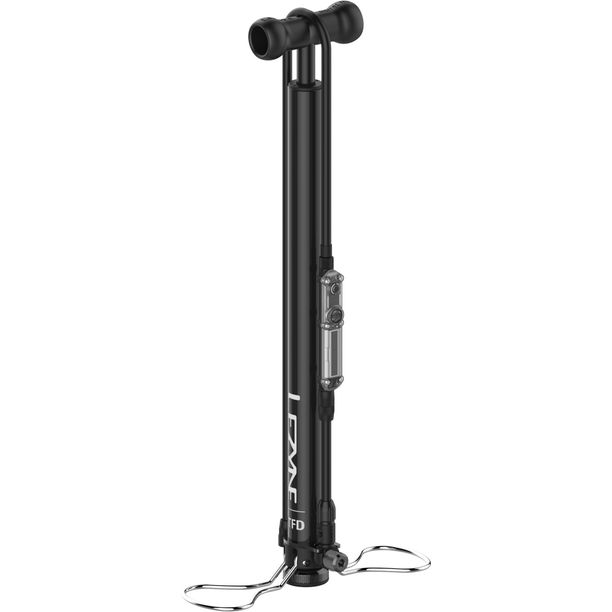 Pompă de podea Lezyne digitală de călătorie neagră 160PSI