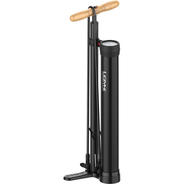 Pompa de podea Lezyne Pressure Over Drive DV, 220psi, 63.5cm, Negru