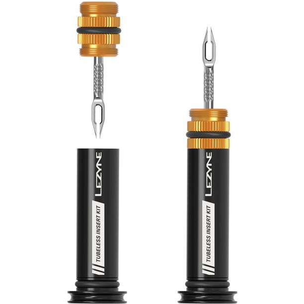 Kit de insertii Lezyne tubeless, inclusiv 5 benzi de reparare, negru