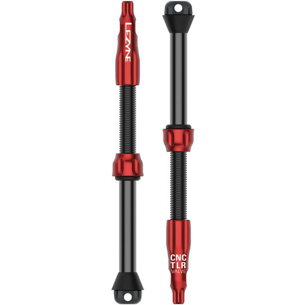 Valva Tubeless Lezyne CNC Pro 80mm Rosu