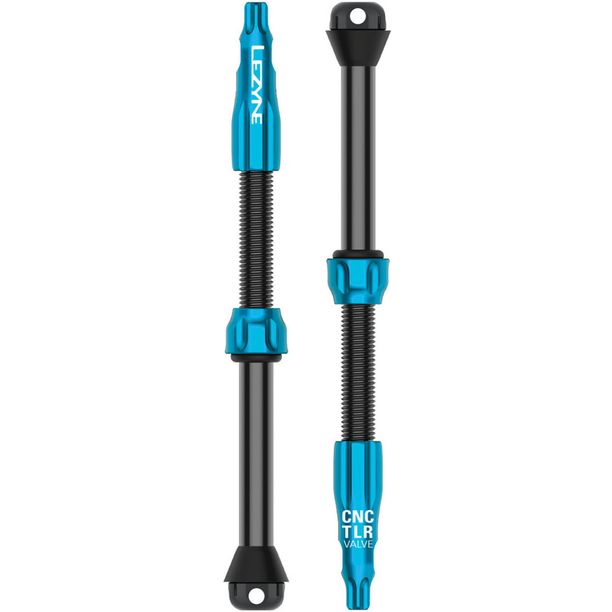 Valva Tubeless Lezyne CNC Pro 80mm Albastru
