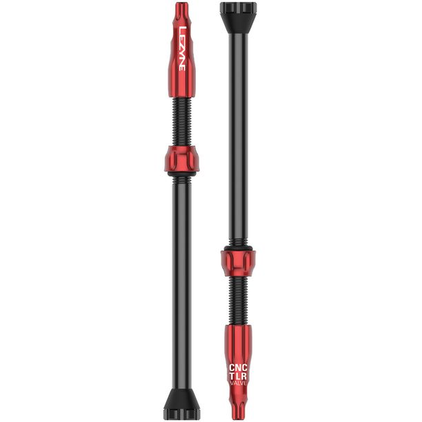 Tubeless Valva Lezyne CNC 80mm rosu