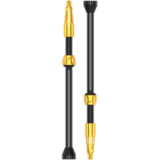 Tubeless Valva Lezyne CNC 80mm auriu