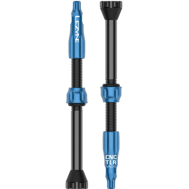 Tubeless Valva Lezyne CNC 60mm albastru