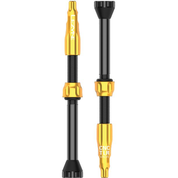 Tubeless Valva Lezyne CNC 60mm auriu