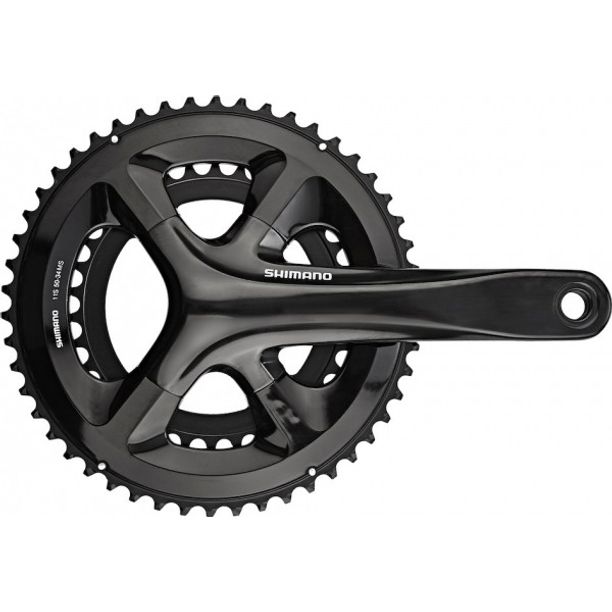 Angrenaj Bicicleta Shimano 105 FC-RS510 50x34T 172.5mm 11v Negru