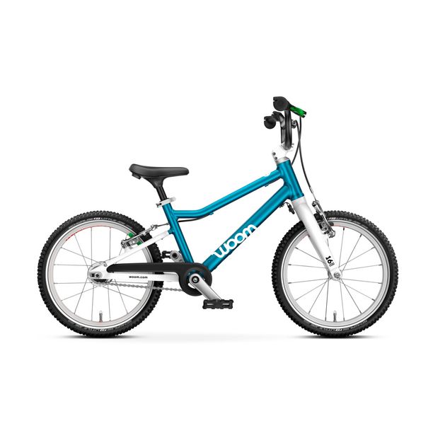 Bicicleta Copii Woom GO 3 Automagic 16 Metalic Turcoaz